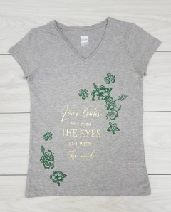 TISAIA Ladies T-Shirt (GREY) (XXS - XS - S - M - L - XL - XXL)