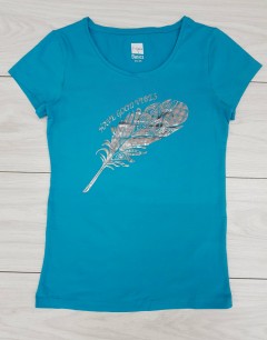 TISAIA Ladies T-Shirt (BLUE) (XXS - XS - S - M - L - XL - XXL)