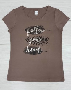 TISAIA Ladies T-Shirt (BROWN) (XXS - XS - S - M - L - XL - XXL)