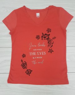 BASICS Ladies T-Shirt (RED) (XXS - XS - S - M - L - XL - XXL)