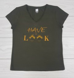 BASICS Ladies T-Shirt (DARK GREEN) (XXS - XS - S - M - L - XL - XXL)