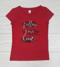 TISAIA Ladies T-Shirt (RED) (XXS - XS - S - M - L - XL - XXL)