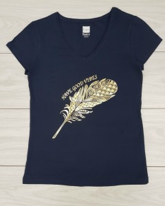 TISAIA Ladies T-Shirt (NAVY) (XXS - XS - S - M - L - XL - XXL)