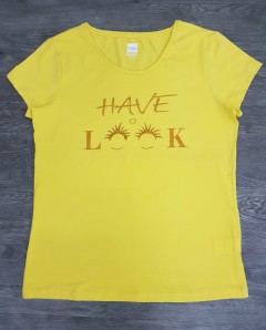 BASICS Ladies T-Shirt (YELLOW) (XXS - XS - S - M - L - XL - XXL)