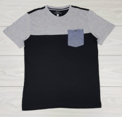 BASICS Mens T-Shirt (BLACK) (XS - S - M - L - XL)