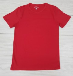 BASICS Mens T-Shirt (RED) (XXS - XS - S - M - L - XL - XXL)