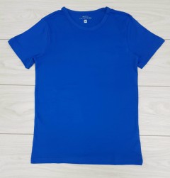 BASICS Mens T-Shirt (BLUE) (XXS - XS - S - M - L - XL - XXL)