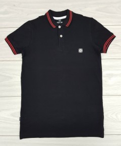 TRN1961 Mens Polo T-Shirt (BLACK) (XXS - XS - S - M - L - XL - XXL)