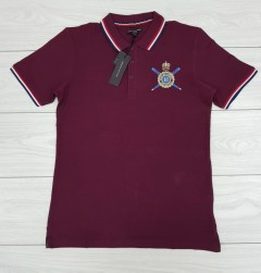 JEAN-LOUIS SCHERRER Mens Polo T-Shirt (PURPLE) (XXS - XS - S - M - L - XL - XXL)