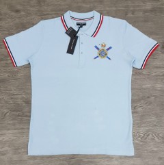 JEAN-LOUIS SCHERRER Mens Polo T-Shirt (LIGHT BLUE) (XXS - XS - S - M - L - XL - XXL)