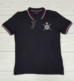 JEAN-LOUIS SCHERRER Mens Polo T-Shirt (BLACK) (XXS - XS - S - M - L - XL - XXL)