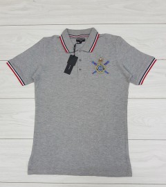 JEAN-LOUIS SCHERRER Mens Polo T-Shirt (GREY) (XXS - XS - S - M - L - XL - XXL)