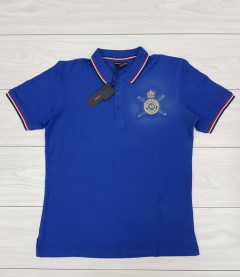 Mens Polo T-Shirt (BLUE) (XXS - XS - S - M - L - XL - XXL)