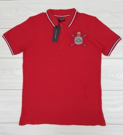 JEAN-LOUIS SCHERRER Mens Polo T-Shirt (RED) (XXS - XS - S - M - L - XL - XXL)