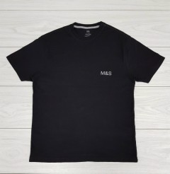 M&S COLLECTION Mens T-Shirt (BLACK) (XXS - XS - S - M - L - XL - XXL - XXXL)