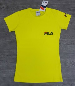 FILA Ladies T-Shirt (YELLOW) (S - M - L - XL)
