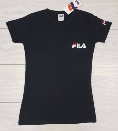 FILA Ladies T-Shirt (BLACK) (S - M - L - XL)