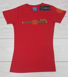 GUCCI Ladies T-Shirt (RED) (S - M - L - XL)