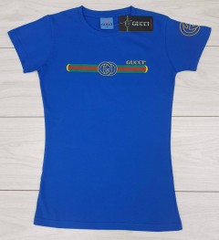 GUCCI Ladies T-Shirt (BLUE) (S - M - L - XL)