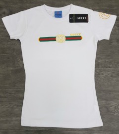 GUCCI Ladies T-Shirt (WHITE) (S - M - L - XL)
