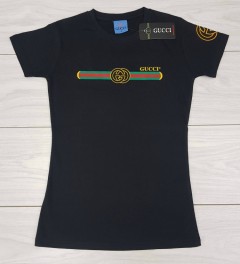 GUCCI Ladies T-Shirt (BLACK) (S - M - L - XL)