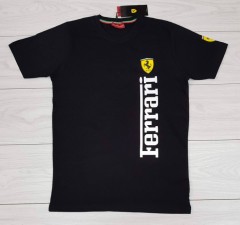 FERRARI Mens T-Shirt (BLACK) (S - M - L - XL)