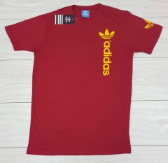 ADIDAS Mens T-Shirt (MAROON) (S - M - L - XL)