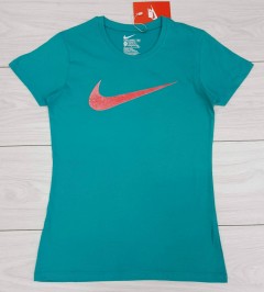NIKE Ladies T-Shirt (GREEN - BLUE) (S - M - L - XL)