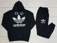 ADIDAS  Mens Turkey Hoody Set (BLACK) (M - L - XL - XXL)