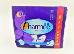 CHARMEE FEMININE PADS DryNet 8+1 Free Pad (MOS)