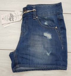 KVL Ladies Short Jeans (BLUE) (25 to 31)