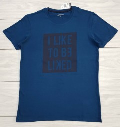 INEXTENSO Mens T-Shirt (BLUE - GREEN) (M - L)