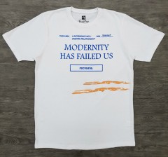 FOUR ONE Mens T-Shirt (WHITE) (XL) 