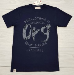 FOUR ONE Mens T-Shirt (NAVY) (M - L - XL)