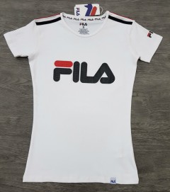 FILA Ladies T-Shirt (WHITE) (S - M - L - XL)