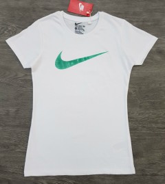 NIKE Ladies T-Shirt (WHITE) (S - M - L - XL)
