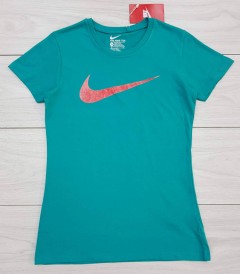 NIKE Ladies T-Shirt (GREEN - BLUE) (S - M - L - XL)