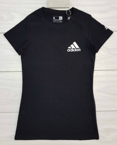 ADIDAS Ladies T-Shirt (BLACK) (S - M - L - XL)