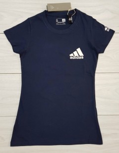 ADIDAS Ladies T-Shirt (NAVY) (S)