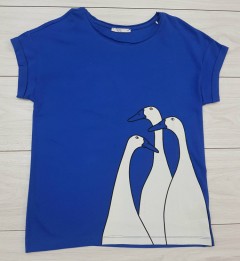 HM Ladies T-Shirt (BLUE) (XS)