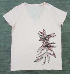 Ladies T-Shirt (LIGHT PINK) (M - L)
