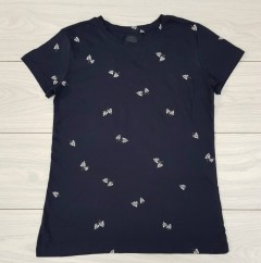 OCEAN COTTON Ladies T-Shirt (BLACK) (XXS - XS - S - M - L - XL - XXL)