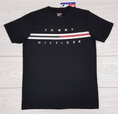 TOMMY HILFIGER Mens T-Shirt (BLACK) (S - M - L - XL)