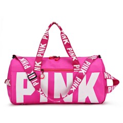 PINK Ladies Sport Bag (PINK) (Free Size) 