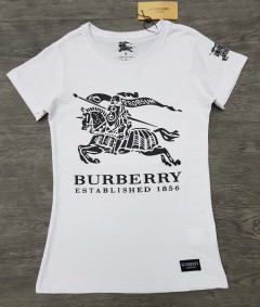 BURBERRY Ladies T-Shirt (NAVY) (S - M - L - XL) 