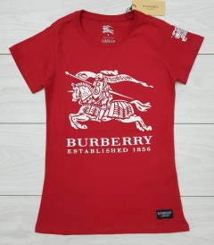 BURBERRY Ladies T-Shirt (RED) (S - M - L - XL)