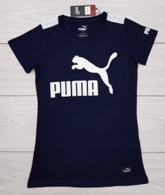 PUMA Ladies T-Shirt (NAVY) (S - M - L - XL)