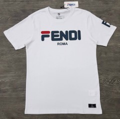 FENDI Mens T-Shirt (WHITE) (S - M - L - XL)