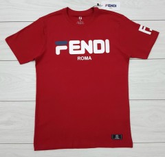 FENDI Mens T-Shirt (RED) (S - M - L - XL)