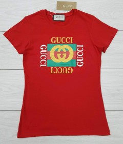 GUCCI Ladies T-Shirt (RED) (S - M - L - XL)